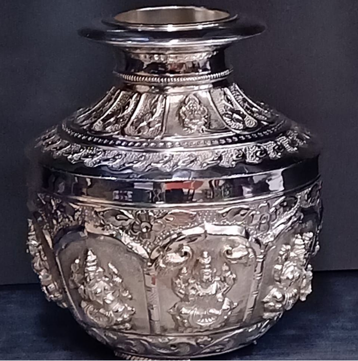 Antique Silver Pooja Kalash