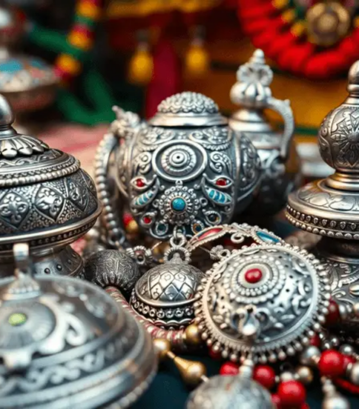 German Silver Pooja Kalash
