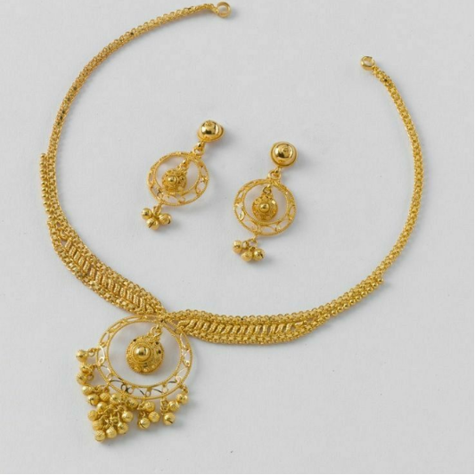 Elegant rolled gold jewellery